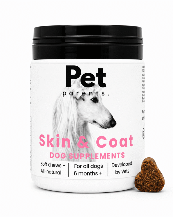 PET PARENTS Skin & Coat dla psa – suplement w formie smaczków wspierający zdrową skórę i lśniącą sierść