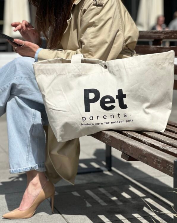Bawełniana torba PET PARENTS z nadrukiem marki