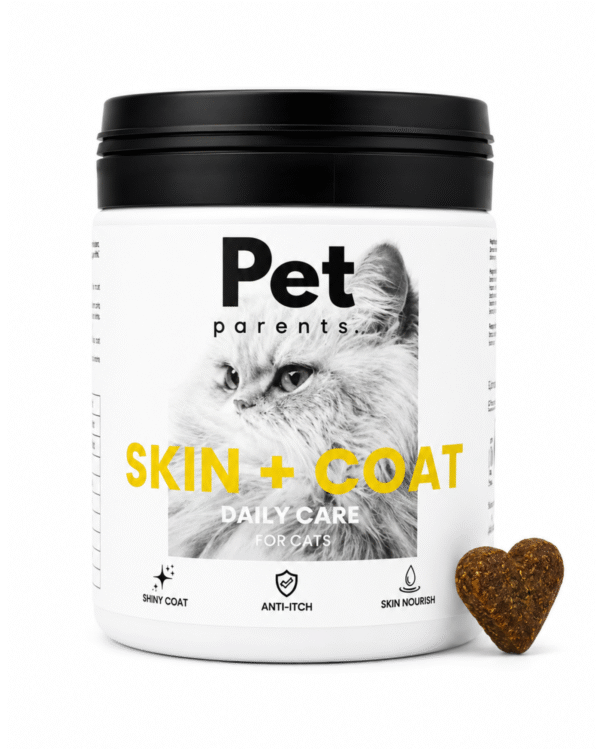 PET PARENTS Skin & Coat dla kota – suplement w formie smaczków wspierający zdrową skórę i lśniącą sierść